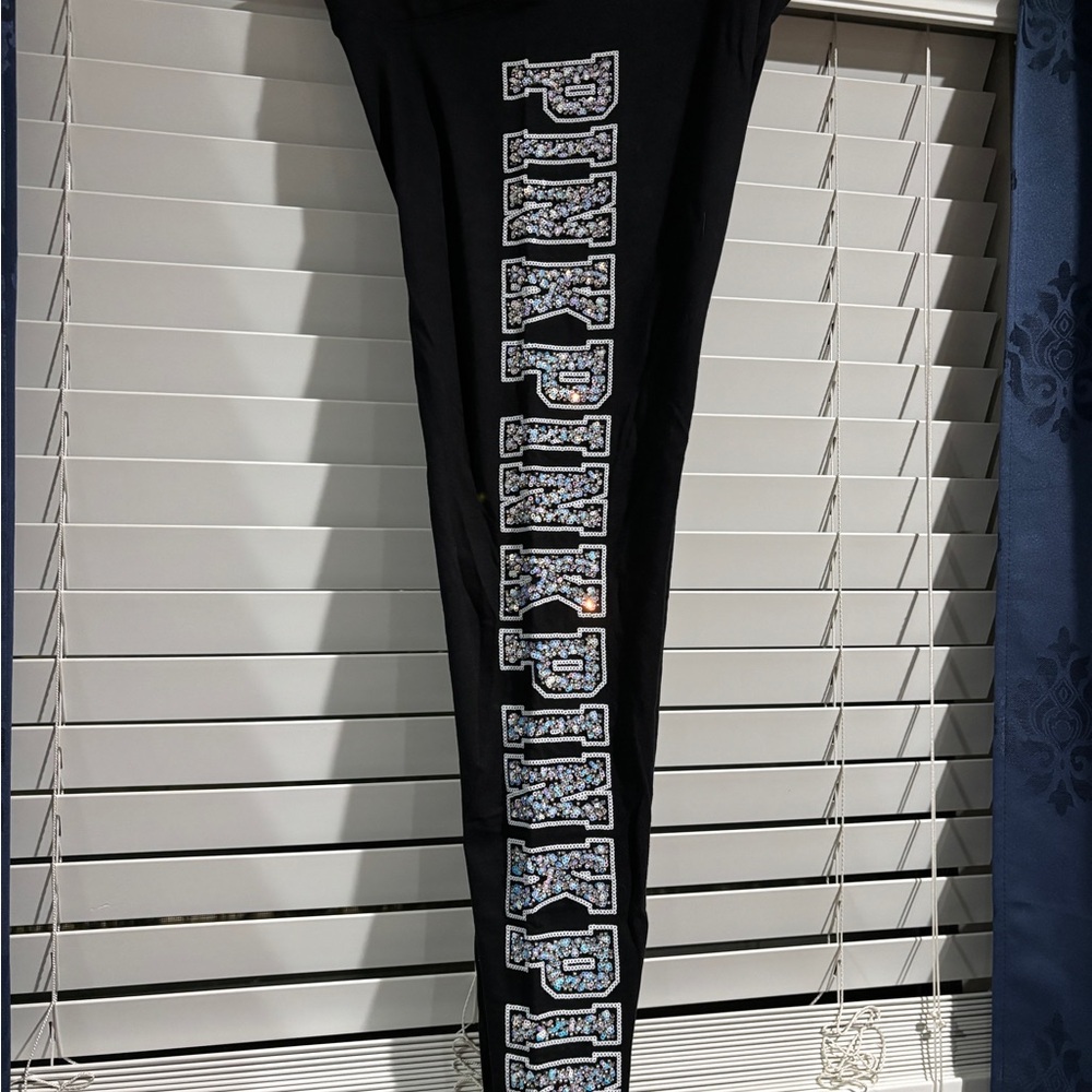 Victoria's Secret Pink Black Leggings